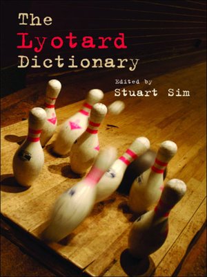 cover image of The Lyotard Dictionary
